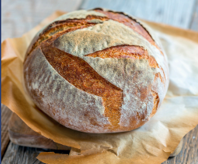 Round loaf of bread