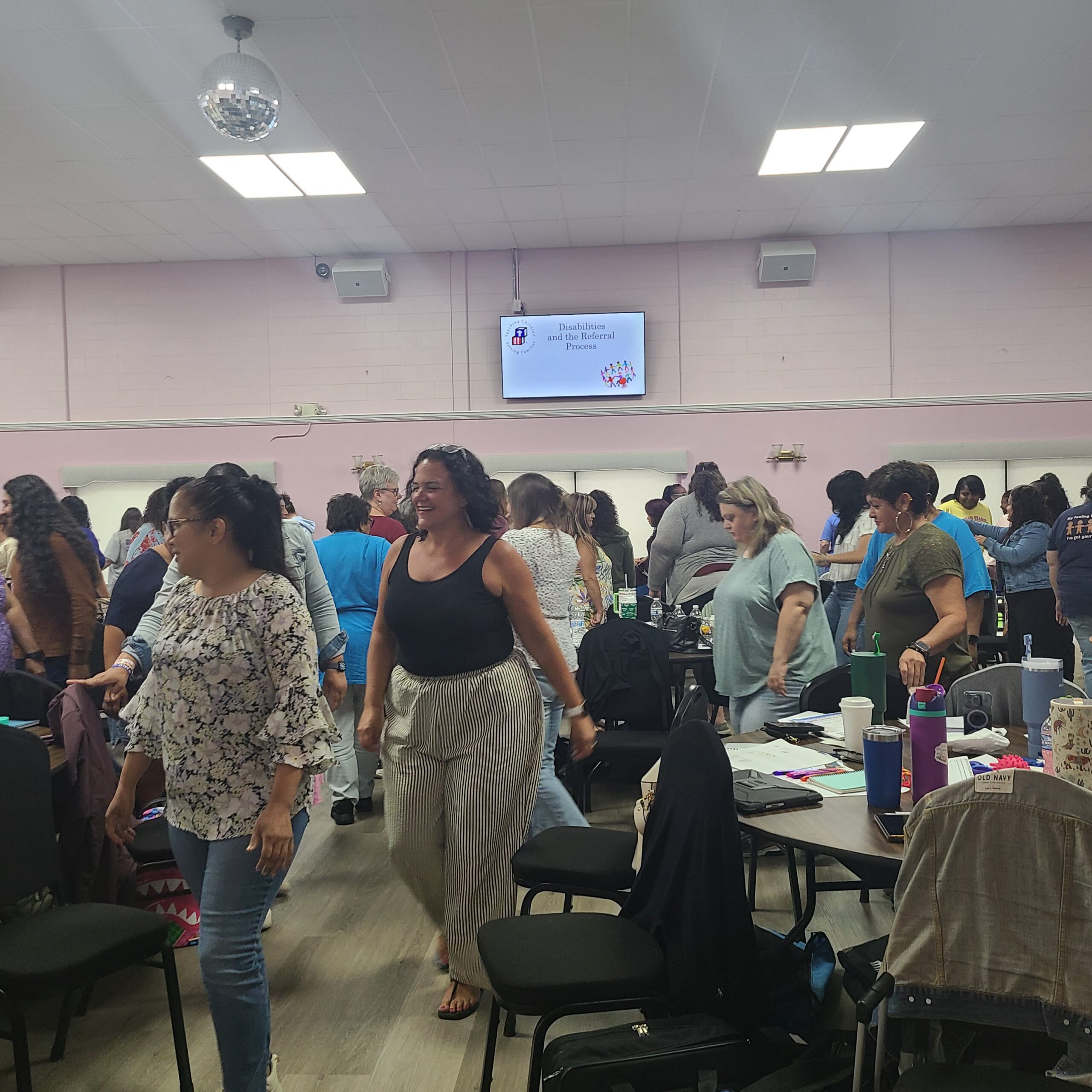 Group of people at a training seminar